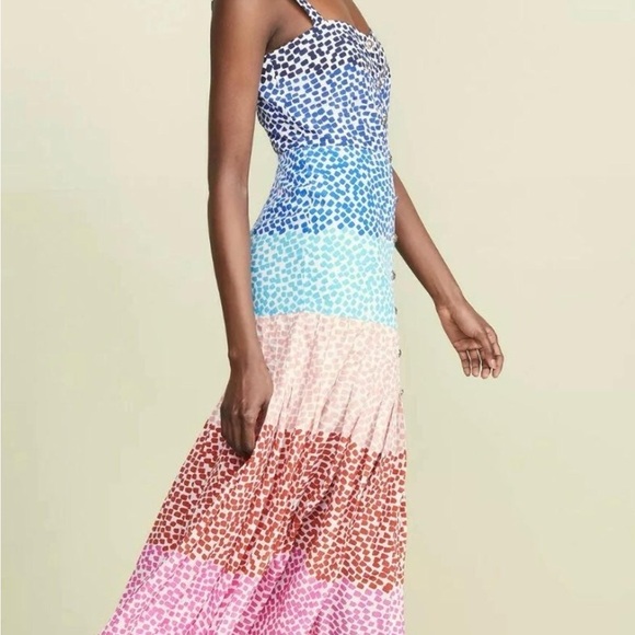 Saloni Rainbow Ombré Gradient Karen Dress - Picture 4 of 6